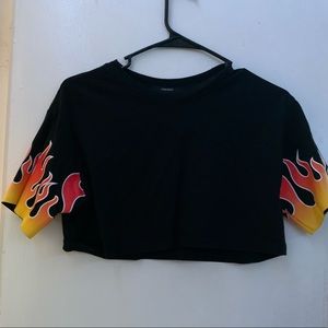 Fiery black top